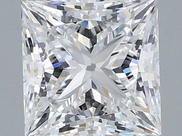 1.82 Carat Princess Shaped, Ideal Cut, E Color, VVS2 Clarity, IGI Certified Lab Grown Diamond