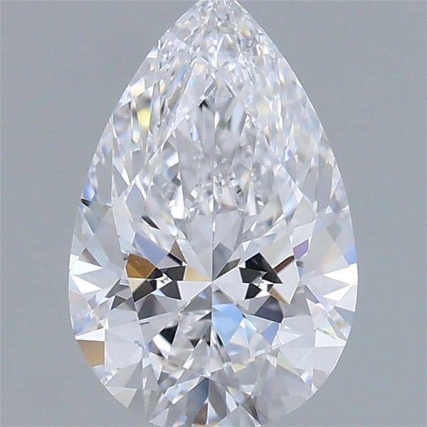 1.03 Carat Pear Shaped, Ideal Cut, D Color, VVS2 Clarity, IGI Certified Lab Grown Diamond