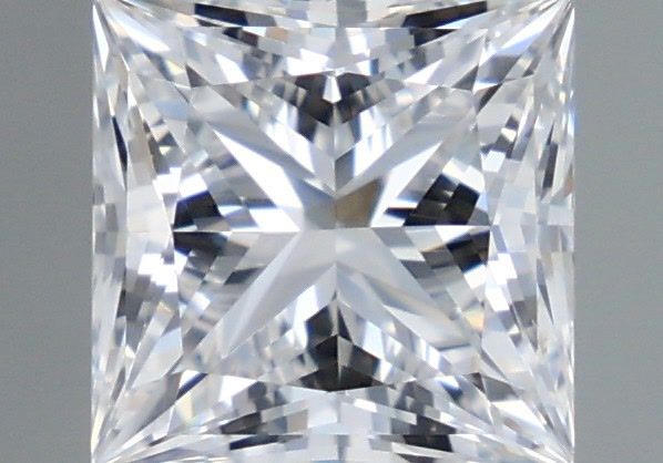 1.22 Carat Princess Shaped, Ideal Cut, D Color, VS2 Clarity, IGI Certified Lab Grown Diamond