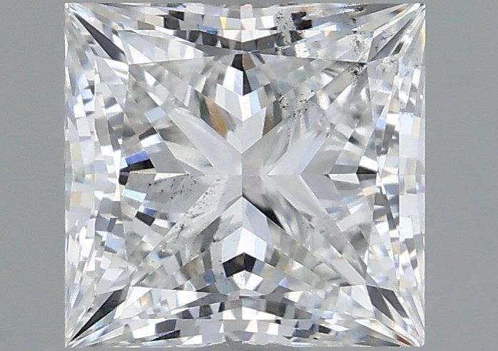 1.51 Carat Princess Shaped, Ideal Cut, F Color, SI1 Clarity, IGI Certified Lab Grown Diamond