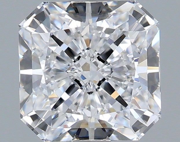 1.55 Carat Radiant Shaped, Very Good Cut, D Color, VVS1 Clarity, IGI Certified Lab Grown Diamond