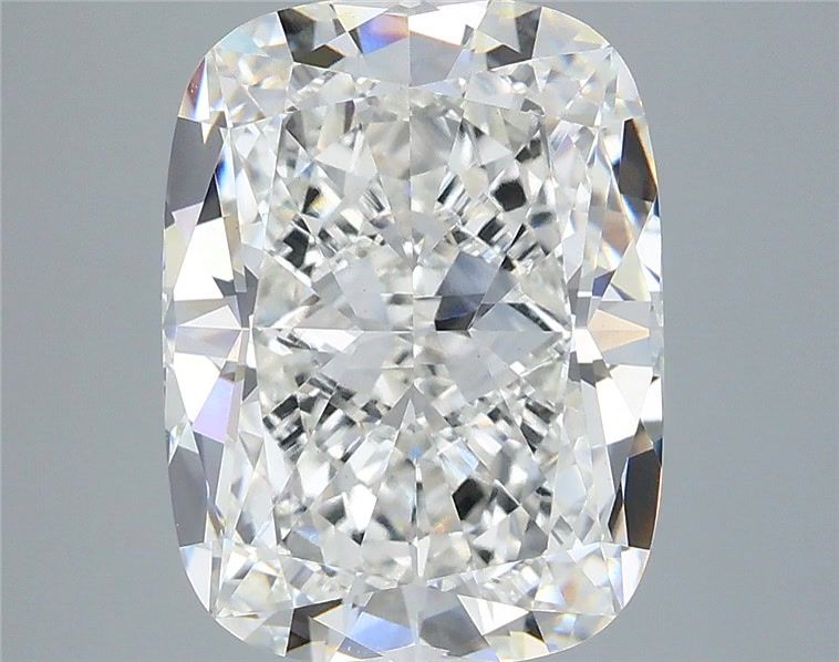 5.55 Carat Cushion Shaped, Ideal Cut, G Color, VVS2 Clarity, IGI Certified Lab Grown Diamond