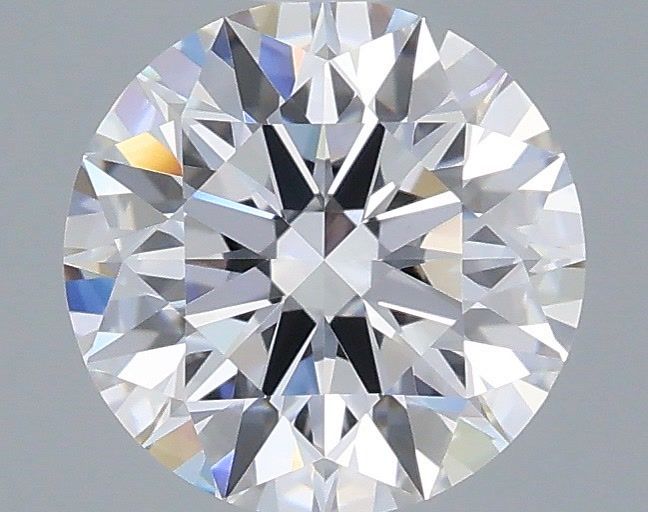 1.29 Carat Round Shaped, Ideal Cut, D Color, VVS2 Clarity, IGI Certified Lab Grown Diamond