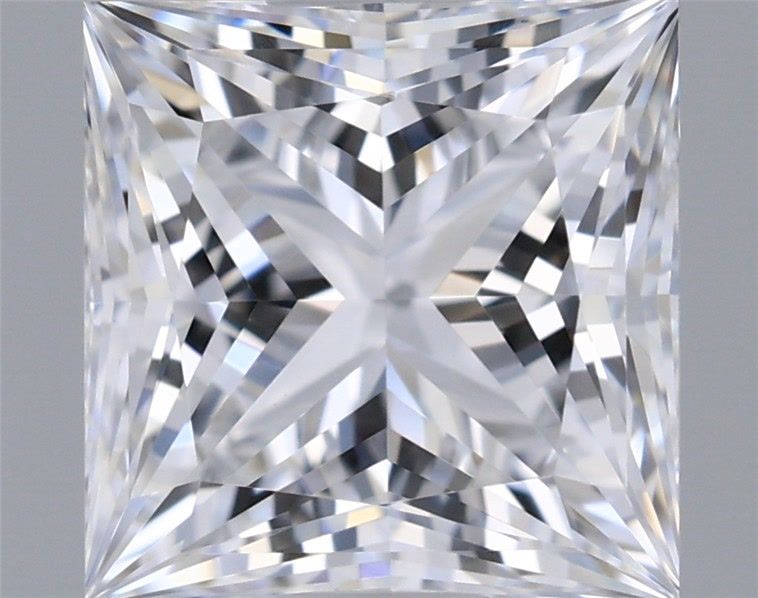 1.21 Carat Princess Shaped, Ideal Cut, D Color, VVS1 Clarity, IGI Certified Lab Grown Diamond