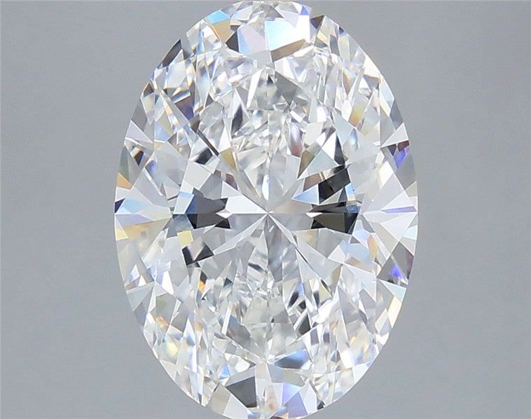 4.55 Carat Oval Shaped, Very Good Cut, D Color, VVS1 Clarity, IGI Certified Lab Grown Diamond