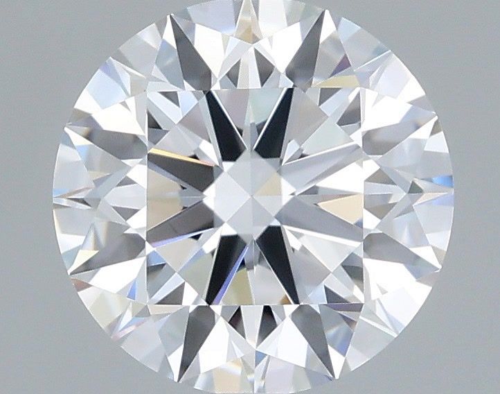 1.59 Carat Round Shaped, Ideal Cut, D Color, VVS2 Clarity, IGI Certified Lab Grown Diamond