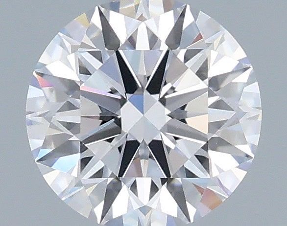 1.06 Carat Round Shaped, Ideal Cut, D Color, VVS2 Clarity, IGI Certified Lab Grown Diamond