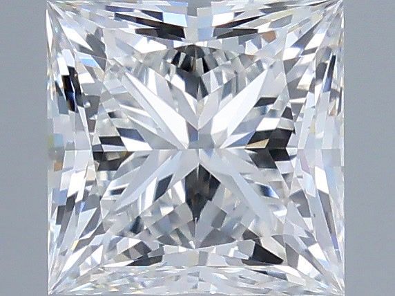 1.02 Carat Princess Shaped, Very Good Cut, E Color, VVS2 Clarity, IGI Certified Lab Grown Diamond