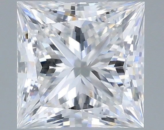 0.76 Carat Princess Shaped, Very Good Cut, E Color, VVS2 Clarity, IGI Certified Lab Grown Diamond