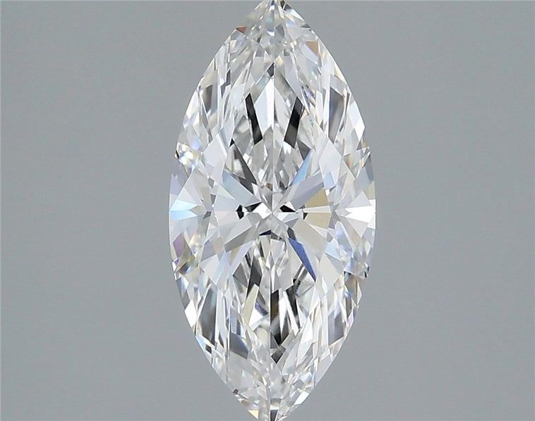 1.54 Carat Marquise Shaped, Ideal Cut, F Color, VVS2 Clarity, IGI Certified Lab Grown Diamond
