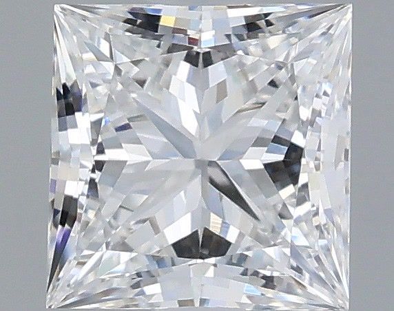 0.77 Carat Princess Shaped, Very Good Cut, D Color, VVS1 Clarity, IGI Certified Lab Grown Diamond