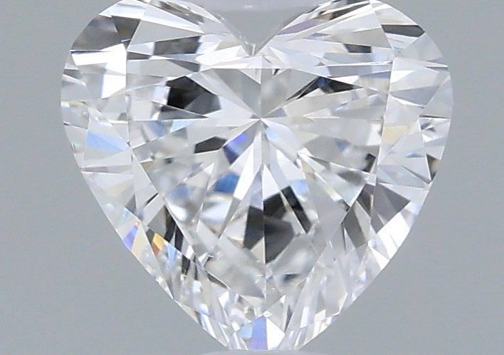 0.58 Carat Heart Shaped, Very Good Cut, D Color, VS1 Clarity, IGI Certified Lab Grown Diamond