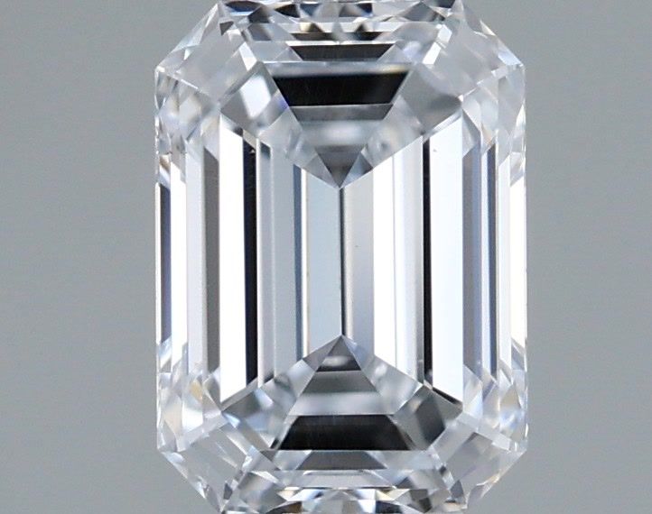 1.07 Carat Emerald Shaped, Ideal Cut, D Color, VS2 Clarity, IGI Certified Lab Grown Diamond