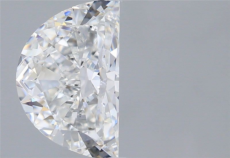 1.54 Carat Half Moon Shaped, Very Good Cut, D Color, VVS2 Clarity, IGI Certified Lab Grown Diamond