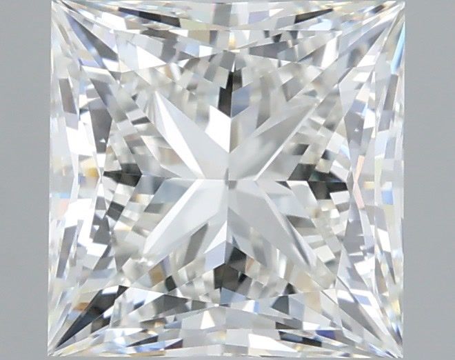 2.36 Carat Princess Shaped, Very Good Cut, G Color, VVS1 Clarity, IGI Certified Lab Grown Diamond