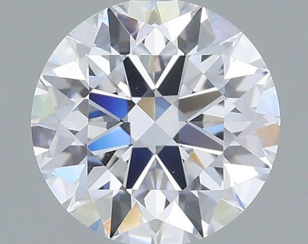 1.08 Carat Round Shaped, Ideal Cut, D Color, VVS2 Clarity, IGI Certified Lab Grown Diamond