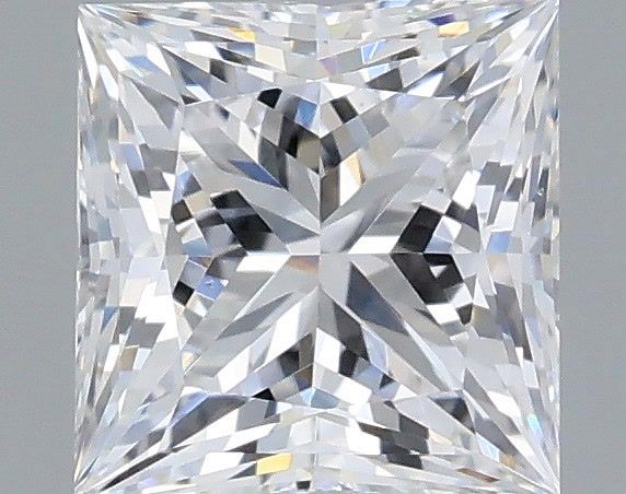 0.78 Carat Princess Shaped, Very Good Cut, D Color, VS1 Clarity, IGI Certified Lab Grown Diamond