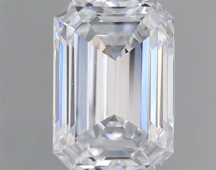 1.08 Carat Emerald Shaped, Ideal Cut, D Color, VVS2 Clarity, IGI Certified Lab Grown Diamond