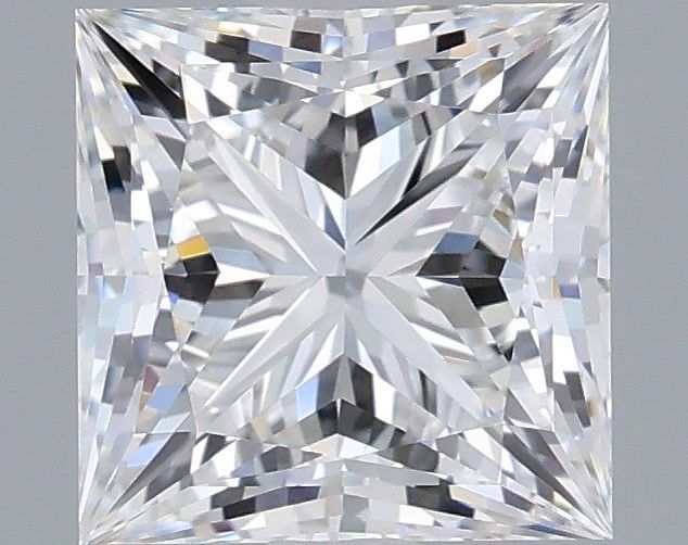 1.53 Carat Princess Shaped, Very Good Cut, D Color, VVS1 Clarity, IGI Certified Lab Grown Diamond