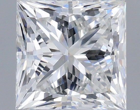 0.77 Carat Princess Shaped, Very Good Cut, D Color, VVS2 Clarity, IGI Certified Lab Grown Diamond
