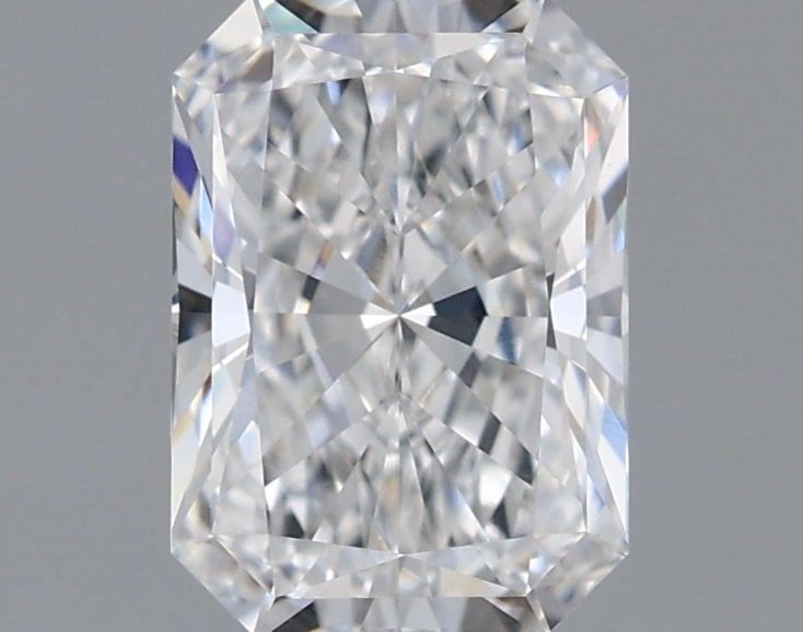 1.10 Carat Radiant Shaped, Ideal Cut, D Color, VVS2 Clarity, IGI Certified Lab Grown Diamond
