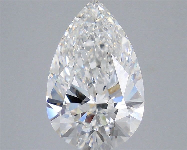 4.04 Carat Pear Shaped, Very Good Cut, E Color, VS1 Clarity, IGI Certified Lab Grown Diamond
