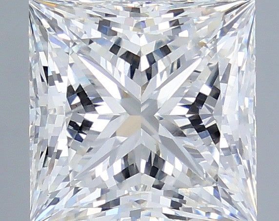 3.33 Carat Princess Shaped, Ideal Cut, G Color, VS1 Clarity, IGI Certified Lab Grown Diamond