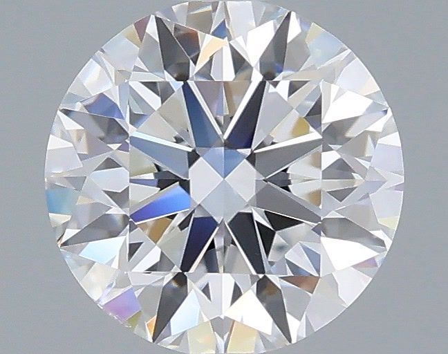 1.34 Carat Round Shaped, Excellent Cut, D Color, VS2 Clarity, IGI Certified Lab Grown Diamond