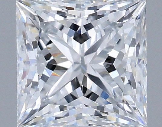 1.05 Carat Princess Shaped, Ideal Cut, E Color, VVS1 Clarity, IGI Certified Lab Grown Diamond
