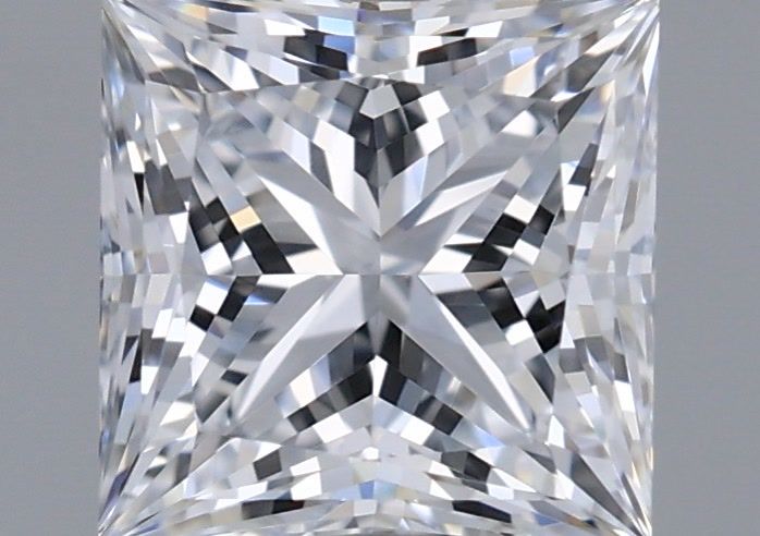 1.02 Carat Princess Shaped, Ideal Cut, E Color, VVS1 Clarity, IGI Certified Lab Grown Diamond
