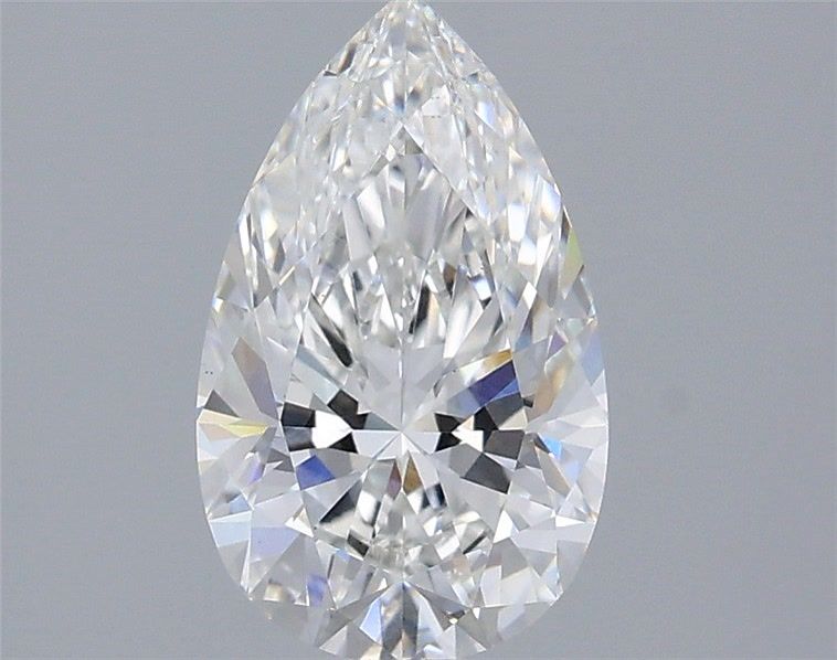 1.59 Carat Pear Shaped, Ideal Cut, F Color, VVS2 Clarity, IGI Certified Lab Grown Diamond
