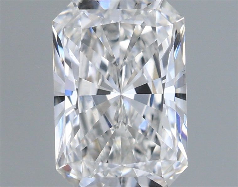 1.10 Carat Radiant Shaped, Ideal Cut, F Color, VVS2 Clarity, IGI Certified Lab Grown Diamond