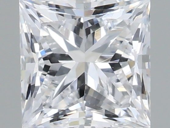 0.76 Carat Princess Shaped, Very Good Cut, D Color, VS1 Clarity, IGI Certified Lab Grown Diamond