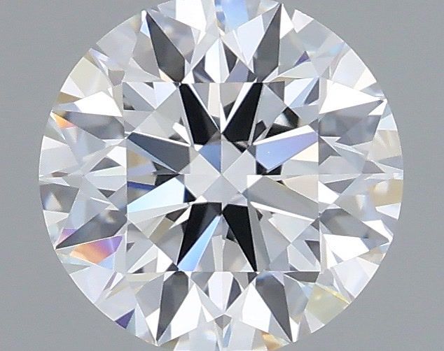 1.29 Carat Round Shaped, Ideal Cut, D Color, VVS2 Clarity, IGI Certified Lab Grown Diamond