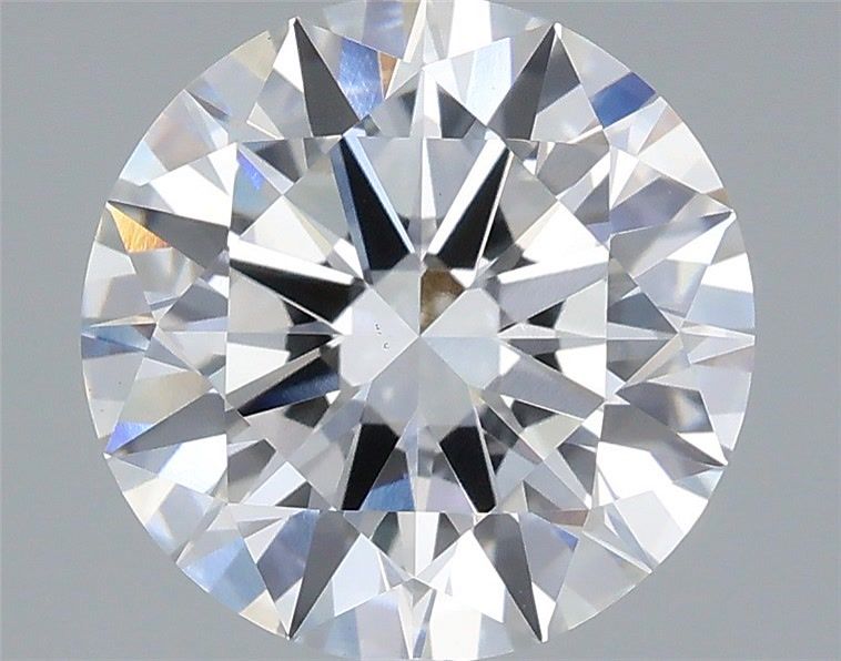 2.81 Carat Round Shaped, Ideal Cut, D Color, VVS2 Clarity, IGI Certified Lab Grown Diamond