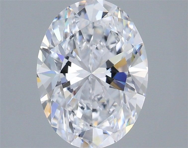 1.08 Carat Oval Shaped, Very Good Cut, D Color, VVS2 Clarity, IGI Certified Lab Grown Diamond