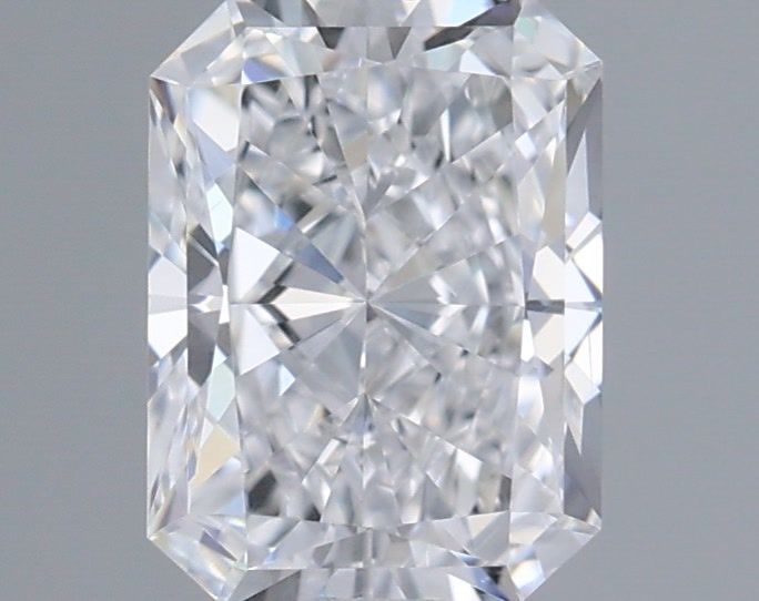 0.97 Carat Radiant Shaped, Ideal Cut, D Color, VS2 Clarity, IGI Certified Lab Grown Diamond