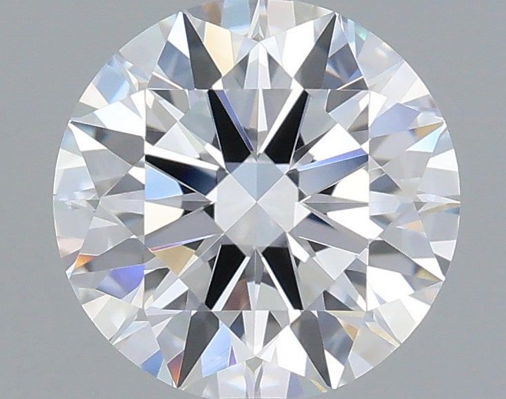 1.08 Carat Round Shaped, Ideal Cut, D Color, VVS2 Clarity, IGI Certified Lab Grown Diamond