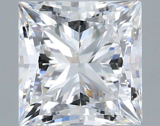 1.50 Carat Princess Shaped, Very Good Cut, D Color, VS2 Clarity, IGI Certified Lab Grown Diamond