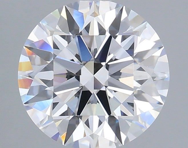 1.58 Carat Round Shaped, Ideal Cut, D Color, VVS2 Clarity, IGI Certified Lab Grown Diamond
