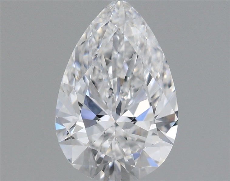 0.96 Carat Pear Shaped, Ideal Cut, D Color, VS1 Clarity, IGI Certified Lab Grown Diamond