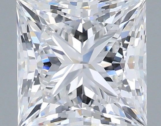 1.04 Carat Princess Shaped, Ideal Cut, D Color, VVS2 Clarity, IGI Certified Lab Grown Diamond