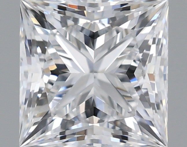 1.22 Carat Princess Shaped, Ideal Cut, D Color, VVS2 Clarity, IGI Certified Lab Grown Diamond