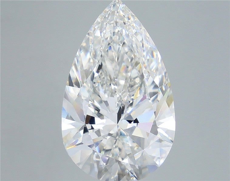 8.00 Carat Pear Shaped, Very Good Cut, F Color, VVS2 Clarity, IGI Certified Lab Grown Diamond