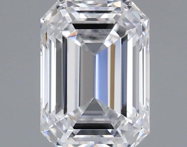 1.03 Carat Emerald Shaped, Ideal Cut, D Color, IF Clarity, IGI Certified Lab Grown Diamond