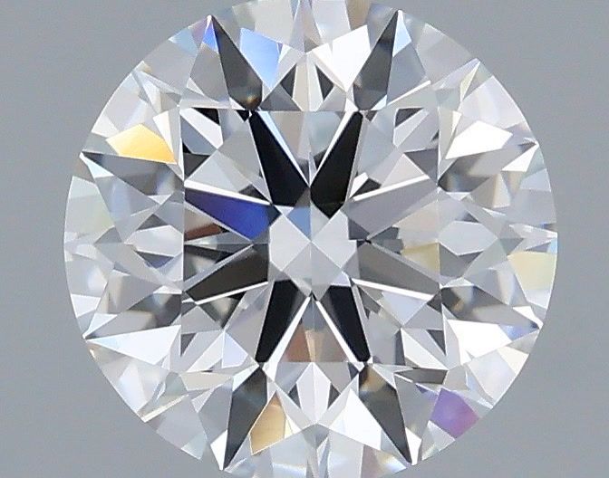 1.70 Carat Round Shaped, Ideal Cut, D Color, VVS2 Clarity, IGI Certified Lab Grown Diamond