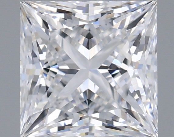 1.03 Carat Princess Shaped, Ideal Cut, D Color, IF Clarity, IGI Certified Lab Grown Diamond
