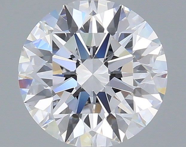 1.54 Carat Round Shaped, Ideal Cut, D Color, VVS2 Clarity, IGI Certified Lab Grown Diamond
