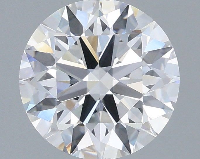 1.54 Carat Round Shaped, Ideal Cut, D Color, VVS2 Clarity, IGI Certified Lab Grown Diamond