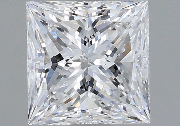 1.03 Carat Princess Shaped, Ideal Cut, D Color, IF Clarity, IGI Certified Lab Grown Diamond